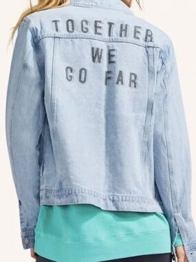 Peloton Denim Jacket Size M New Without Tags